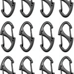 RLECS S-Shape Zinc Key Lock Spring Buckle Double Head Snap-0