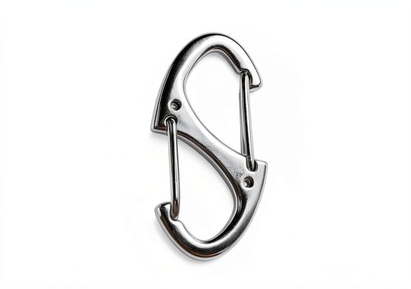 RLECS S-Shape Zinc Key Lock Spring Buckle Double Head Snap-4