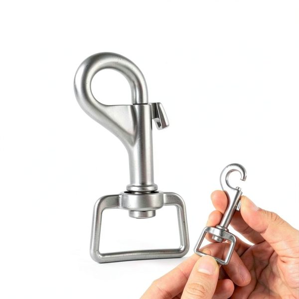 JIEYAO Flag Clips Zinc Alloy 360 Swivel Flagpole Rope Hooks-3