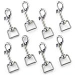 JIEYAO Flag Clips Zinc Alloy 360 Swivel Flagpole Rope Hooks-0