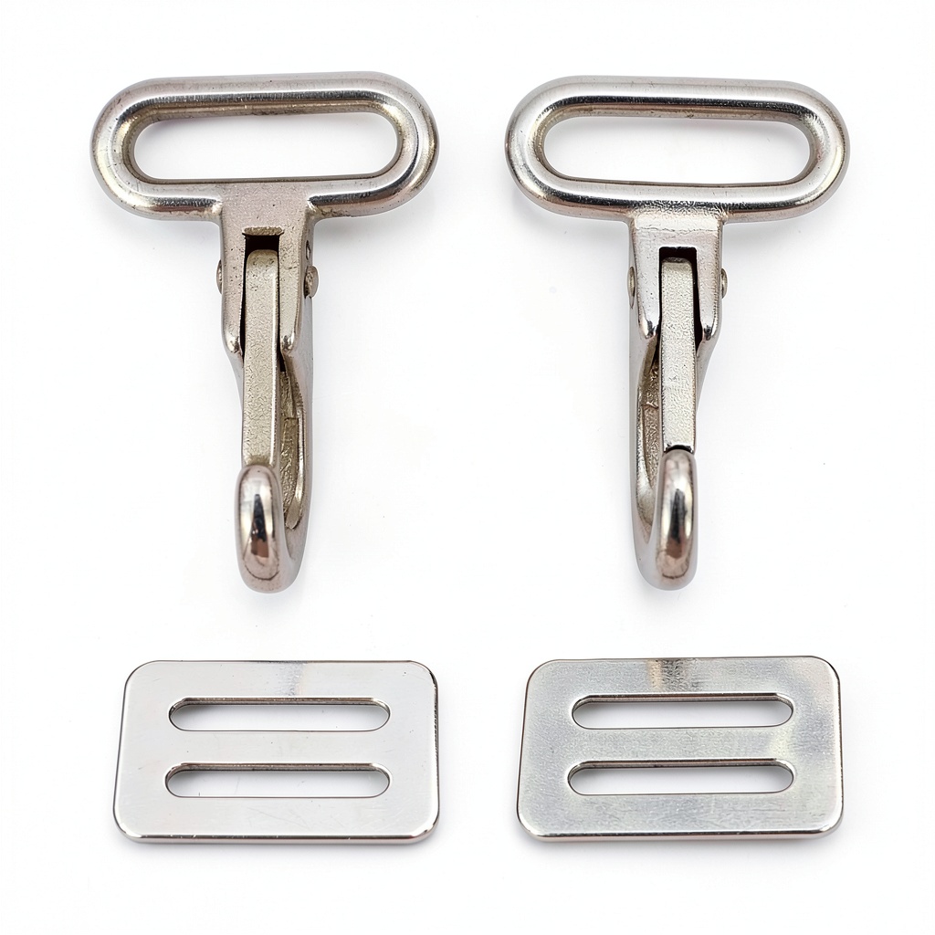 Yantbin square ring snap hook in use with pet leash