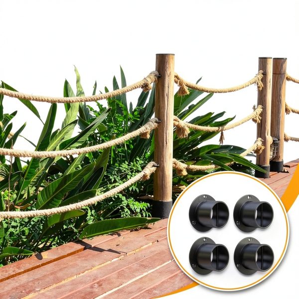 Predolo Rope Snap 2 Inch Stainless Steel Outdoor Railing-2