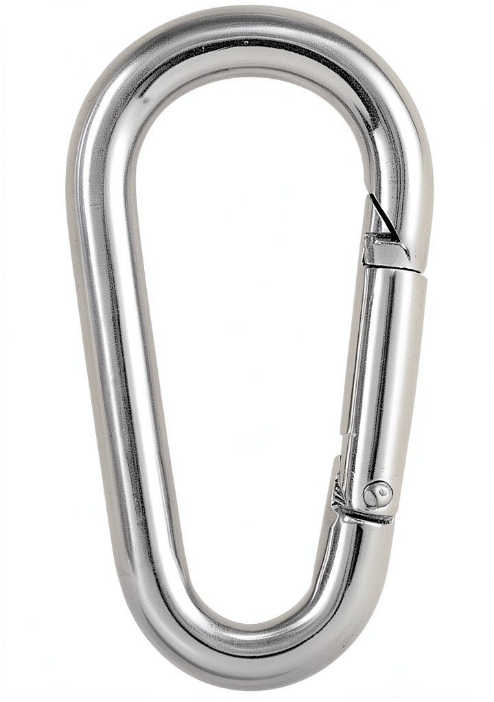 Lucky Line chain snap installed on a steel cable