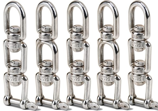 Jadeshay Stainless Steel Swivel Hooks 304 Marine Grade-0