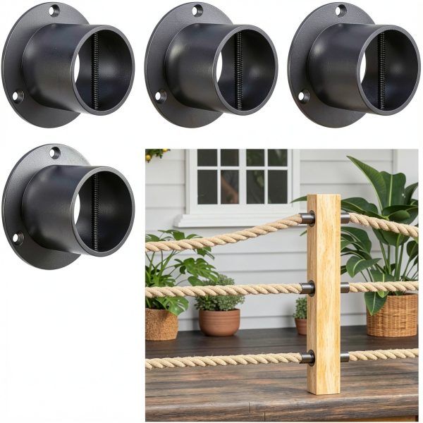 Predolo Rope Snap 2 Inch Stainless Steel Outdoor Railing-6