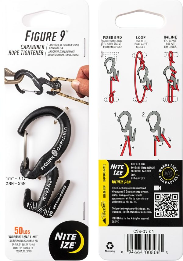 Rope Tightener Nite Ize Silver Round Wire Lock-8