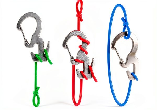 Rope Tightener Nite Ize Silver Round Wire Lock-6