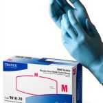 TRONEX 9010 XS Blue Nitrile Chemotherapy Gloves Mil Thick Powder-Free-0