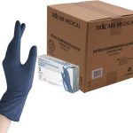 Low Derma Nitrile Exam Gloves, Chemo drug tested, Latex free, Powder free, Berry Blue, 3.5 mil, S, M, L, XL-0
