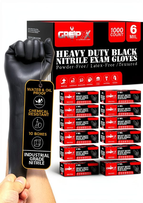 Nitrile Exam Gloves 4 Mil Latex-Free Powder-Free X-Large 1000-0