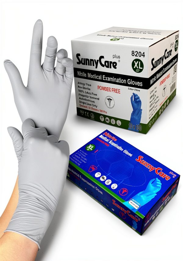 SunnyCare 1000 Nitrile Exam Gloves – Powder Free, Chemo Rated, X‑Large-0