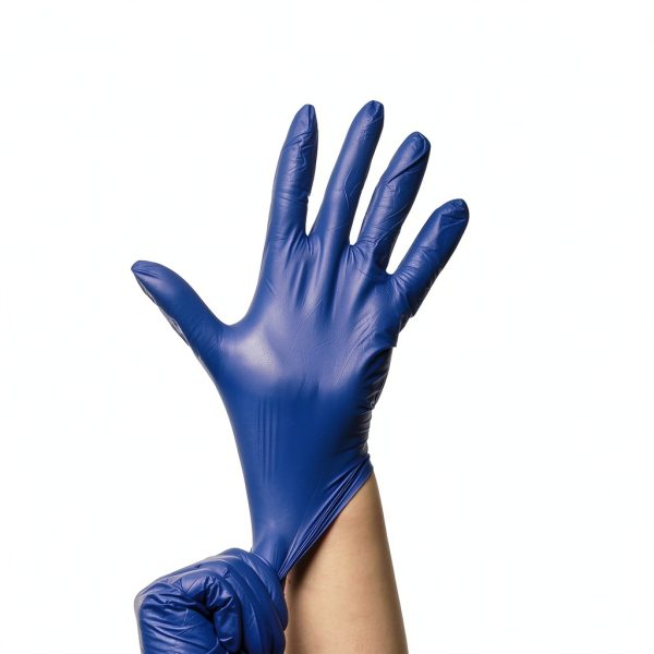HCS Nitrile Gloves - Dark Purple Disposable Gloves, 250 Box, Large-1