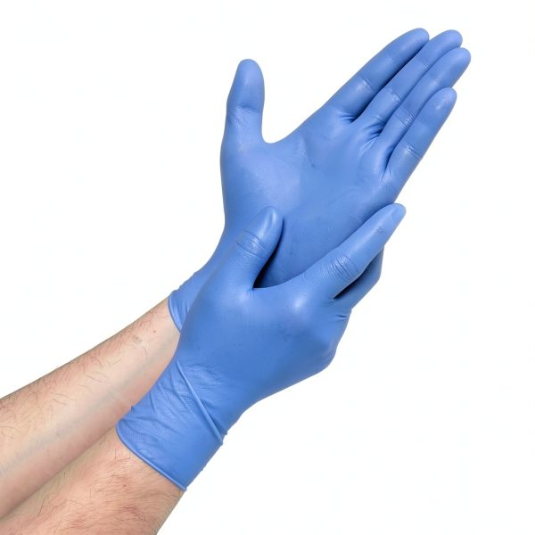 CareStock Blue Nitrile Exam Gloves 200 Count Medium Powder-Free Grade-5