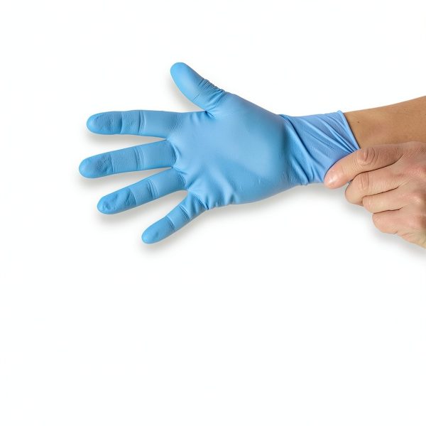 McKesson Confiderm 6.8C Nitrile Exam Gloves, X-Large, 100 Per Box, Chemo Tested, Powder-Free, Fully Textured, Standard Cuff, Ambidextrous, Durable Medical Gloves for High-Tactile Sensitivity-1